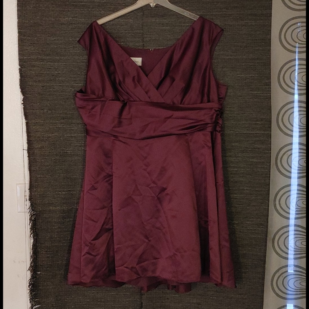 Davids bridal plus size bridesmaid dress